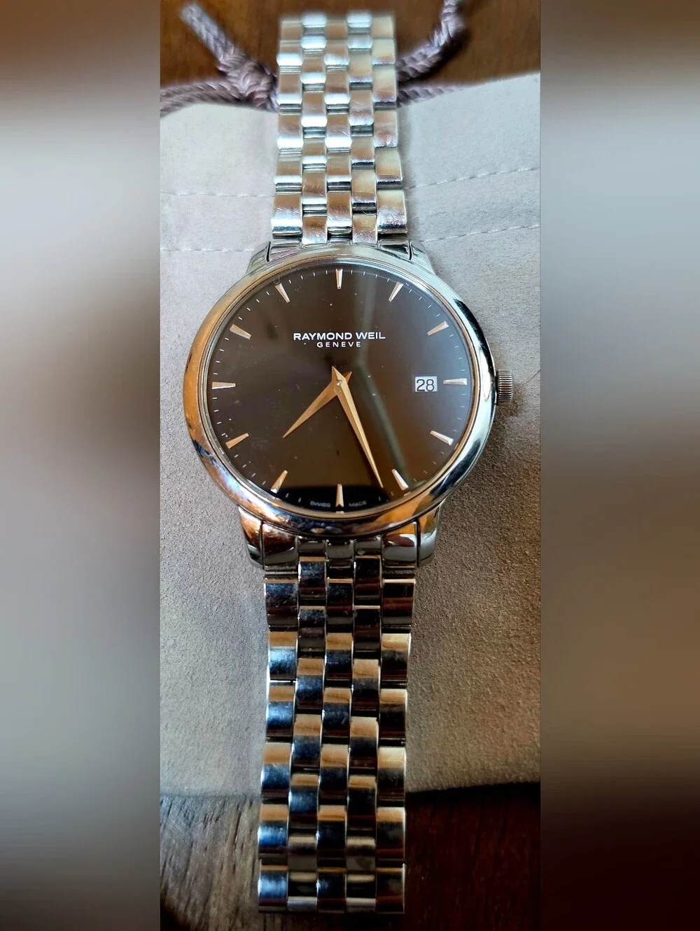 Raymond Weil Toccata 42mm Stainless Steel Men's Watch - Black Dial